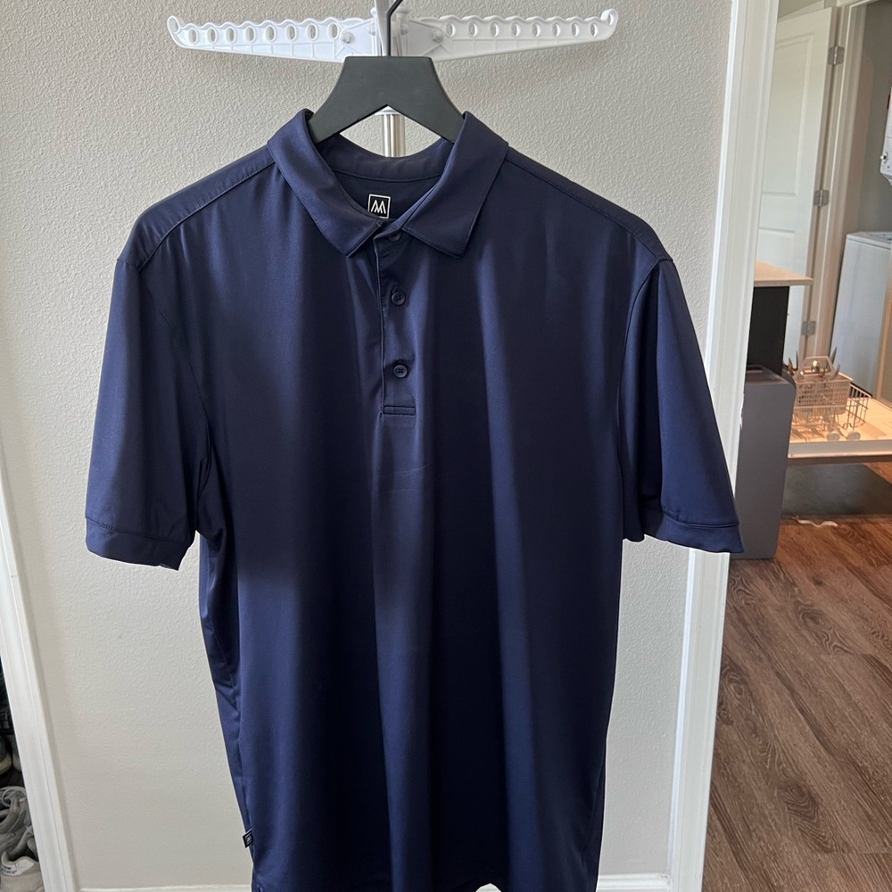 Mack Weldon Deep Blue Polo Shirt
